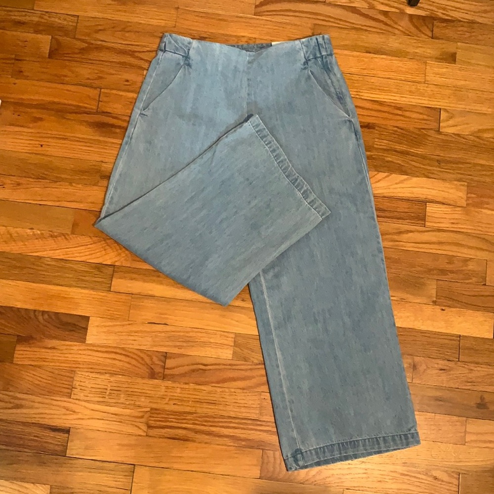 For The Republic Cropped/ Flared Denim Jeans